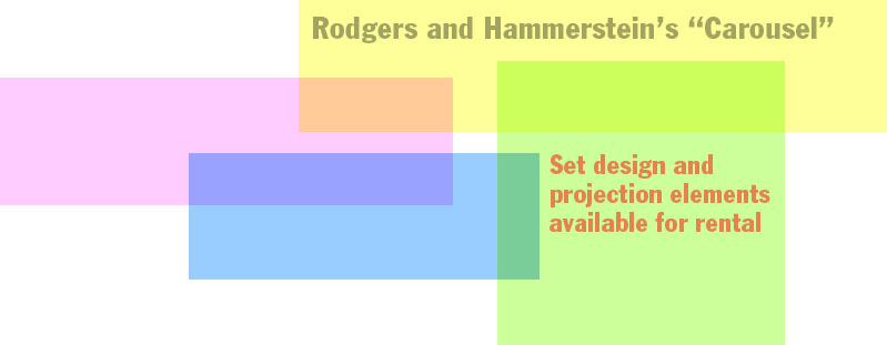Rodgers and Hammerstein's Carousel set design Carousel set rental