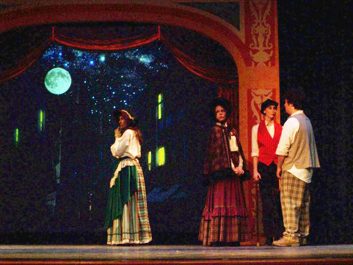 The Mystery of Edwin Drood set design and projections rental
