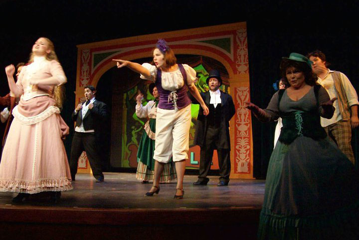The Mystery of Edwin Drood set design and projections rental