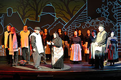 Fiddler On The Roof set design and projections rental